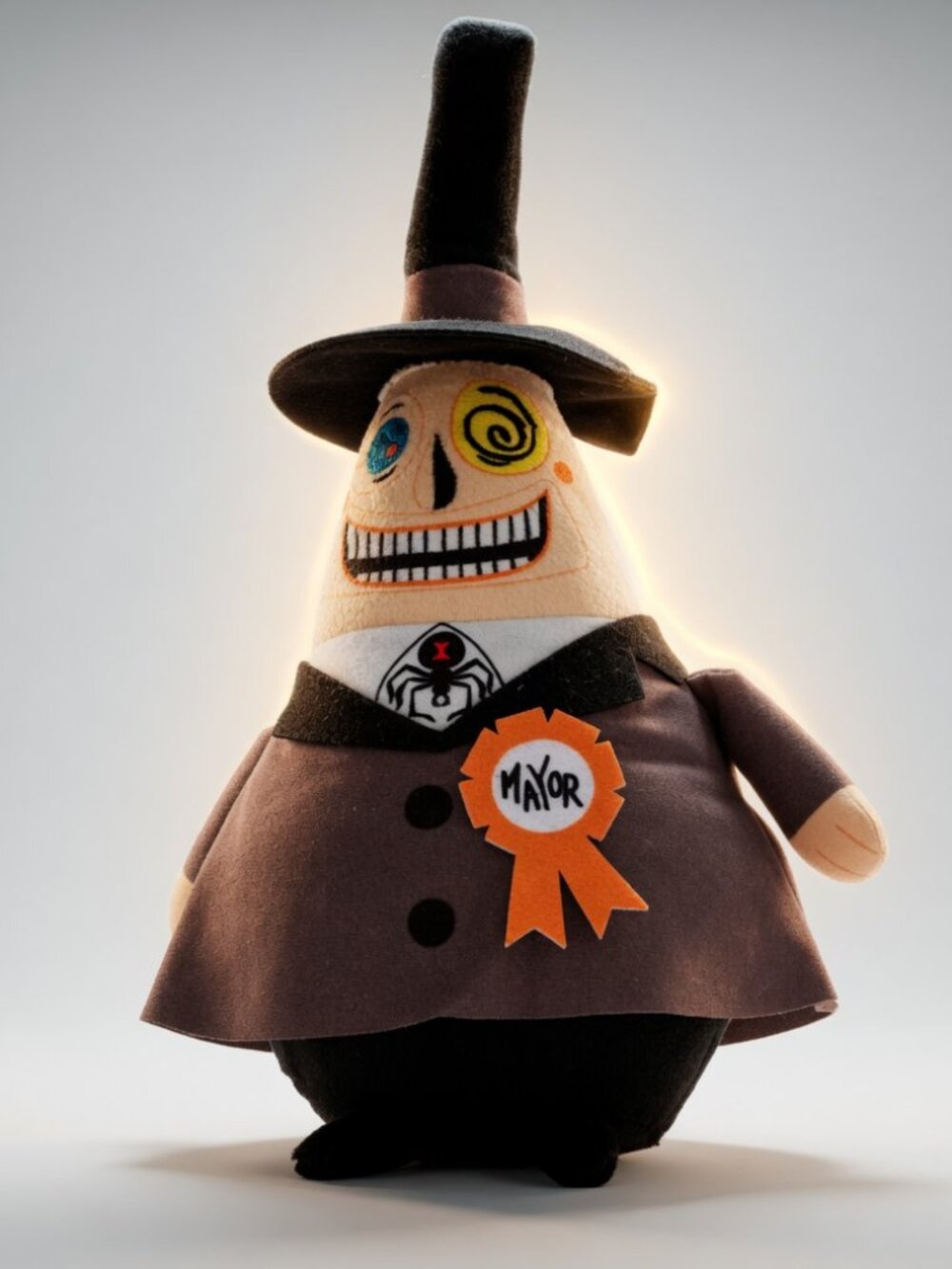 Disney Tim Burton's The Nightmare Before Christmas Plush Mayor Two Face NWT